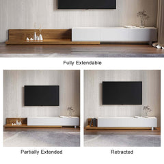Modern Engineered Wood TV Stand With 3 Drawers