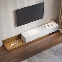 Modern Engineered Wood TV Stand With 3 Drawers