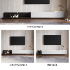 Modern Engineered Wood TV Stand With 3 Drawers