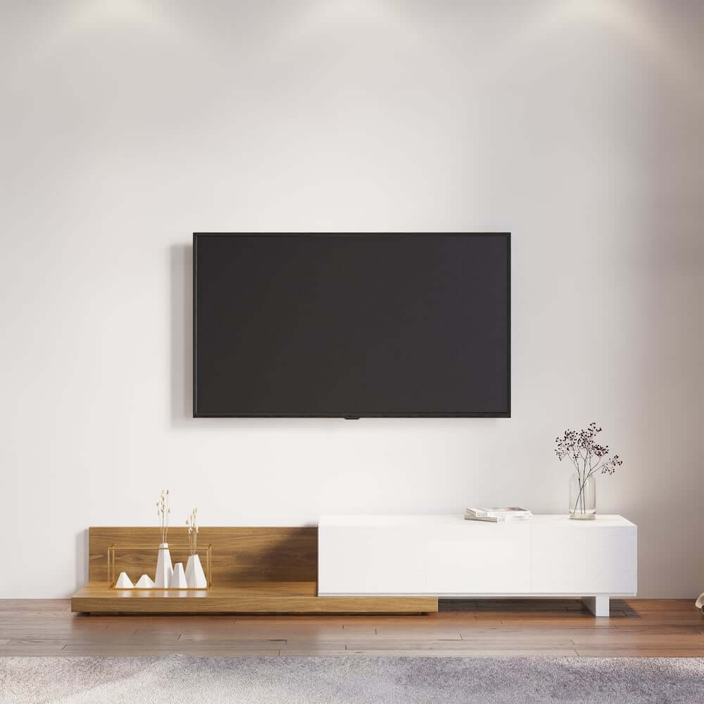 Modern Engineered Wood TV Stand With 3 Drawers