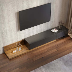 Modern Engineered Wood TV Stand With 3 Drawers
