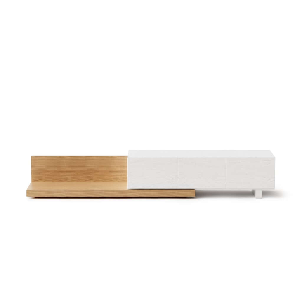Modern Engineered Wood TV Stand With 3 Drawers