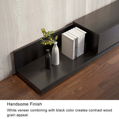 Modern Engineered Wood TV Stand With 3 Drawers