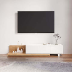 Modern Engineered Wood TV Stand With 3 Drawers