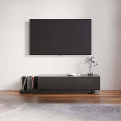 Modern Engineered Wood TV Stand With 3 Drawers