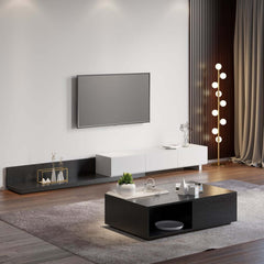Modern Engineered Wood TV Stand With 3 Drawers
