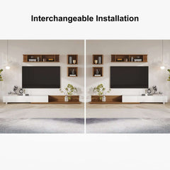 Modern Engineered Wood TV Stand With 3 Drawers