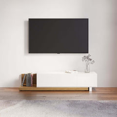 Modern Engineered Wood TV Stand With 3 Drawers