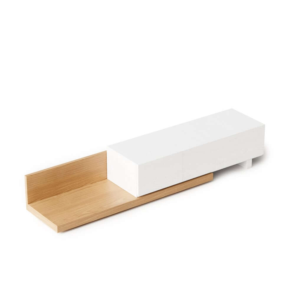 Modern Engineered Wood TV Stand With 3 Drawers