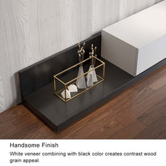 Modern Engineered Wood TV Stand With 3 Drawers