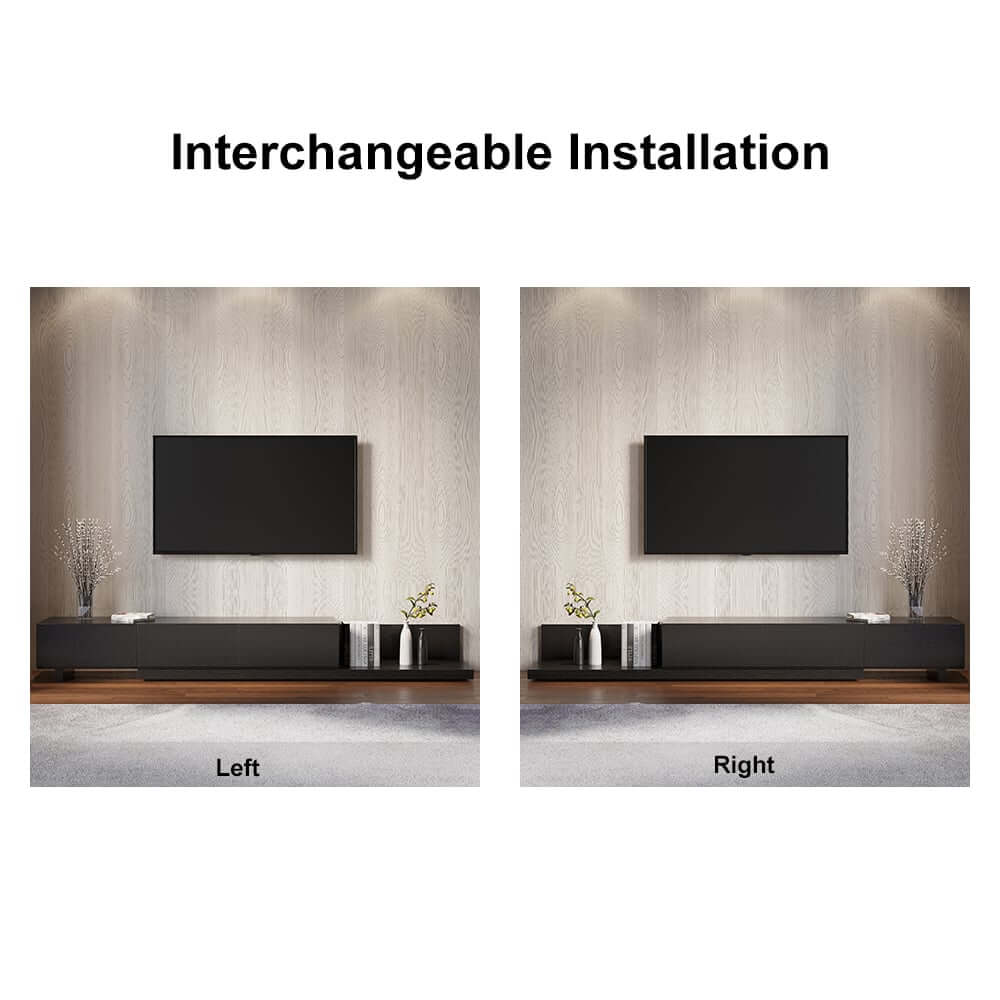 Modern Engineered Wood TV Stand With 3 Drawers