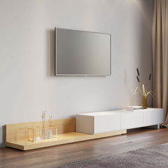 Modern Engineered Wood TV Stand With 3 Drawers