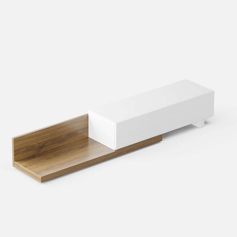 Modern Engineered Wood TV Stand With 3 Drawers