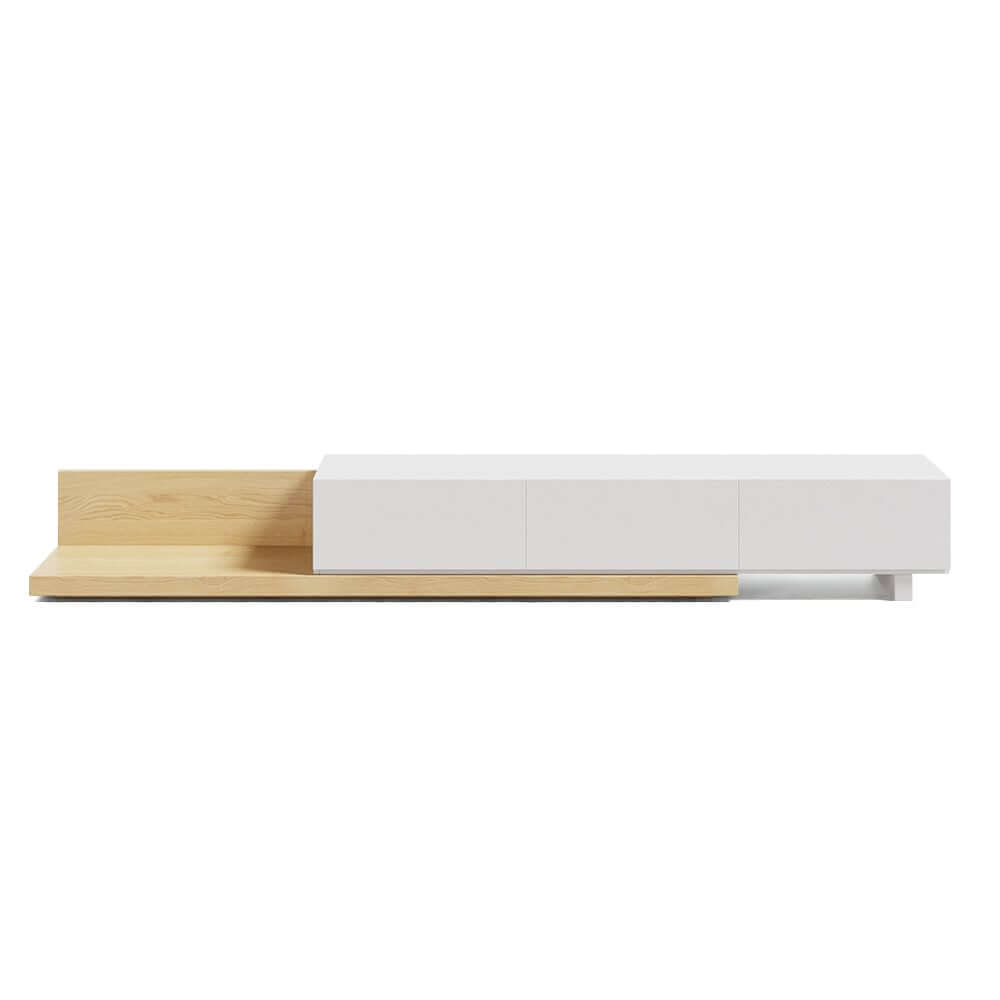 Modern Engineered Wood TV Stand With 3 Drawers