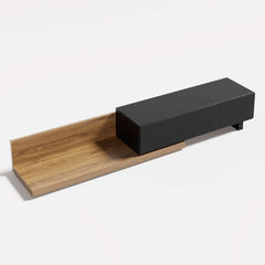 Modern Engineered Wood TV Stand With 3 Drawers