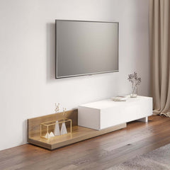 Modern Engineered Wood TV Stand With 3 Drawers