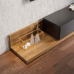 Modern Engineered Wood TV Stand With 3 Drawers