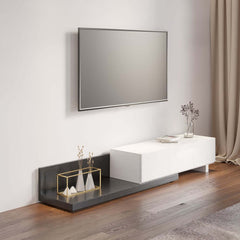 Modern Engineered Wood TV Stand With 3 Drawers