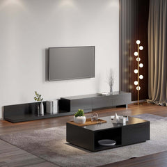 Modern Engineered Wood TV Stand With 3 Drawers