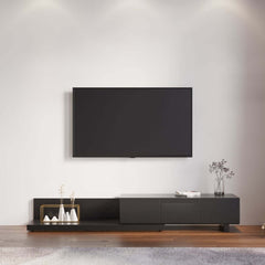 Modern Engineered Wood TV Stand With 3 Drawers