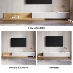 Modern Engineered Wood TV Stand With 3 Drawers