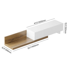 Modern Engineered Wood TV Stand With 3 Drawers Dimensions