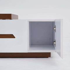 Modern Engineered Wood TV Stand With Drawers
