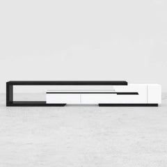 Modern Engineered Wood TV Stand With Drawers