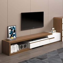 Modern Engineered Wood TV Stand With Drawers Main Product Image