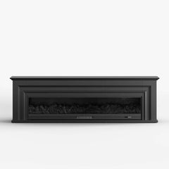 Modern Engineered Wood TV Stand With Electric Fireplace