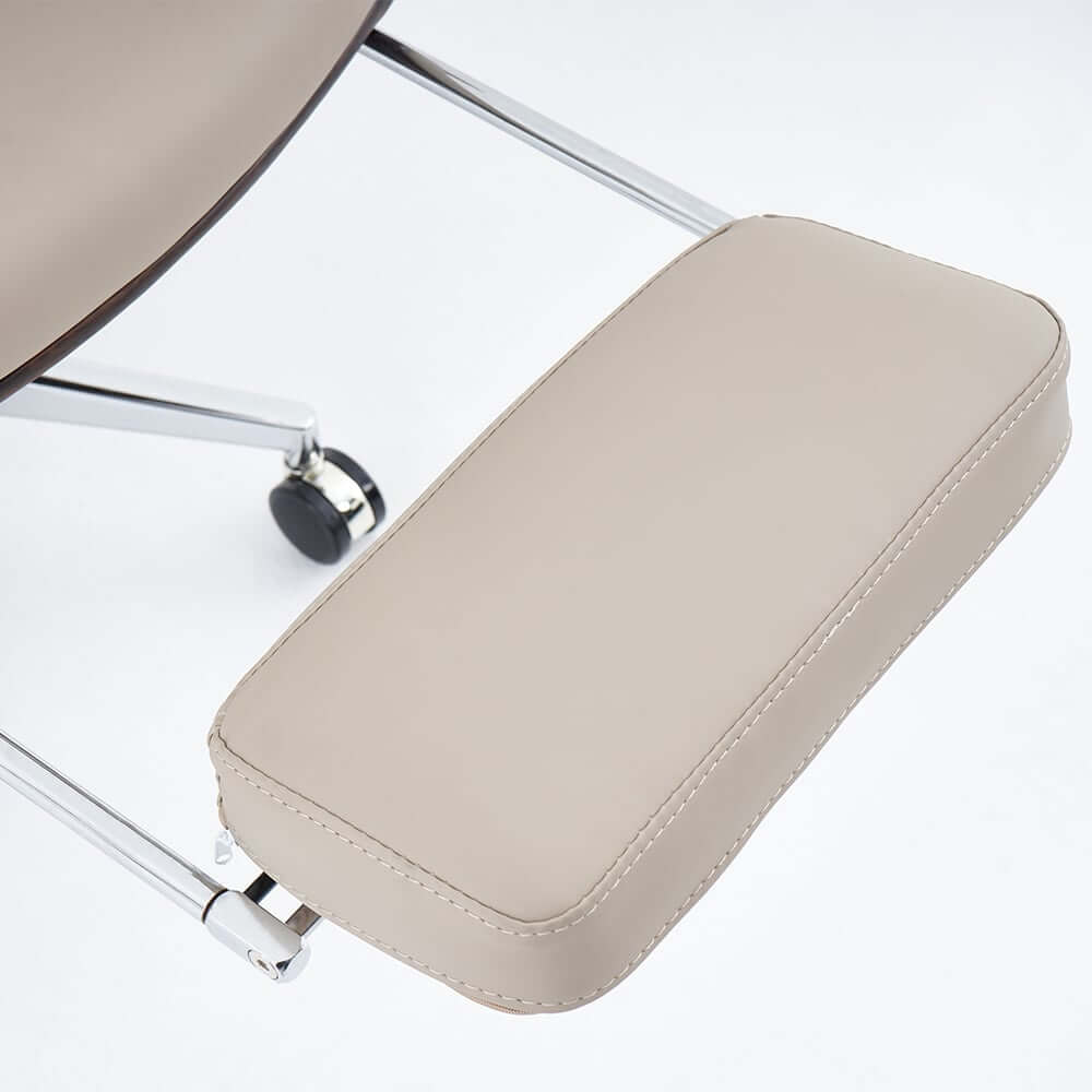 Modern Executive Chair with Adjustable Height and Faux Leather Upholstery