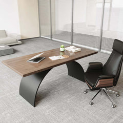 Modern Executive Chair with Adjustable Height and Faux Leather Upholstery