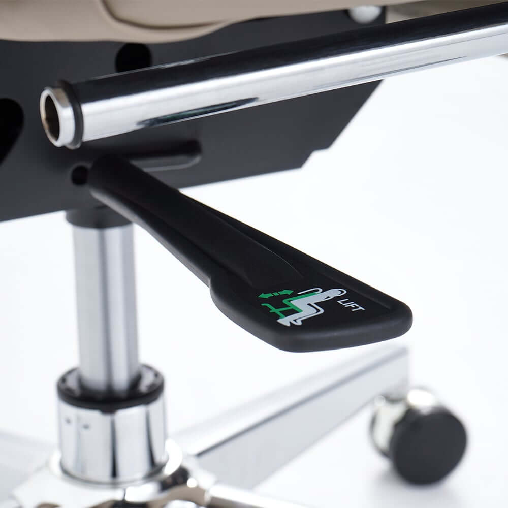 Modern Executive Chair with Adjustable Height and Faux Leather Upholstery