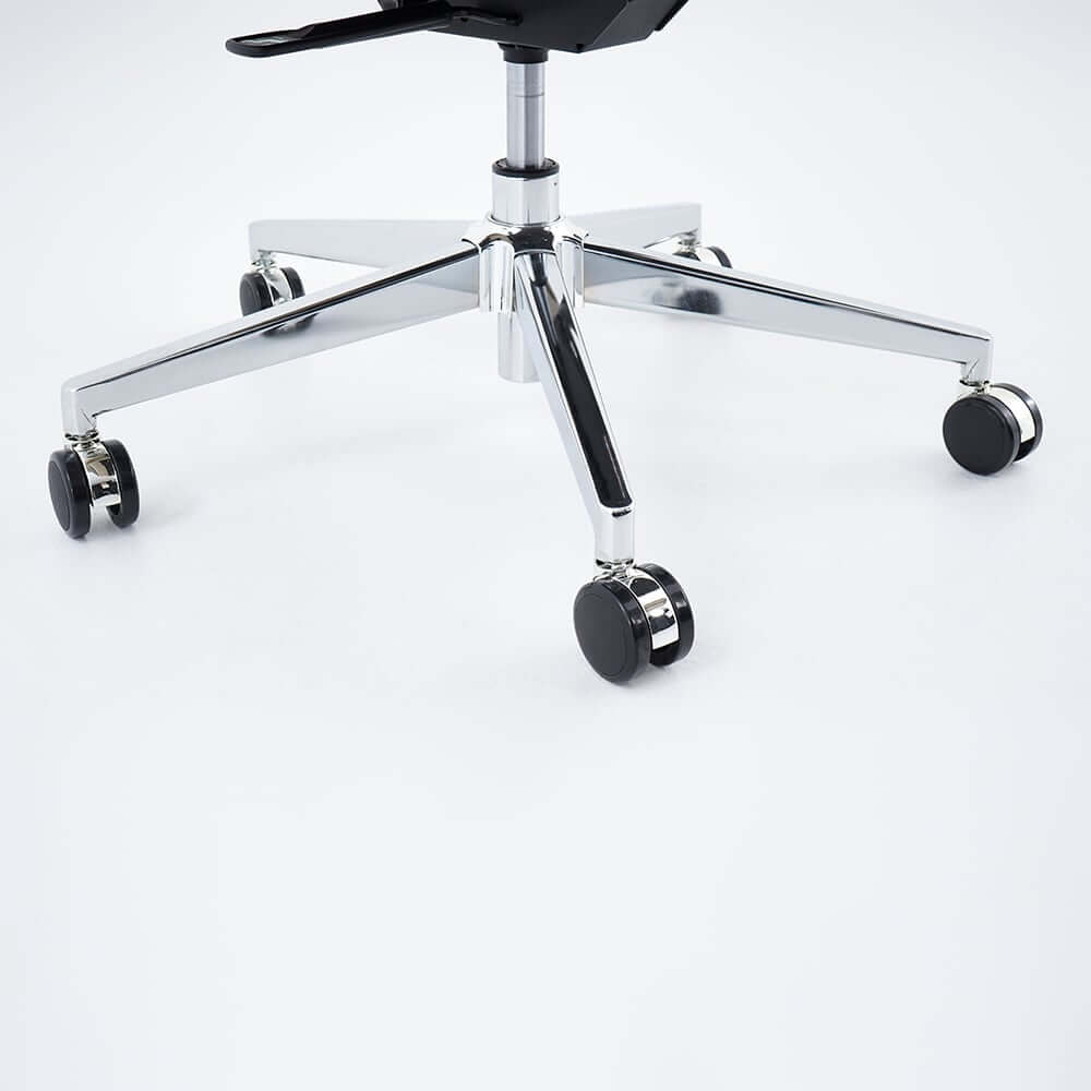 Modern Executive Chair with Adjustable Height and Faux Leather Upholstery