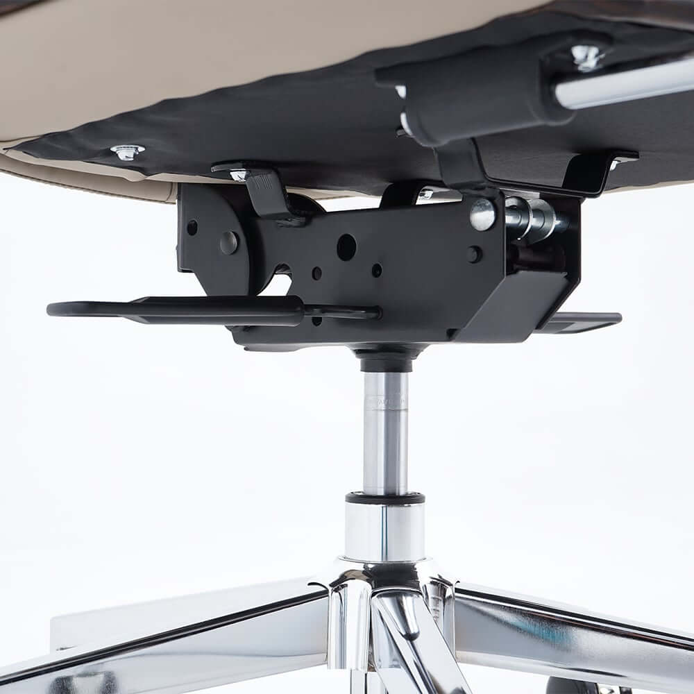 Modern Executive Chair with Adjustable Height and Faux Leather Upholstery