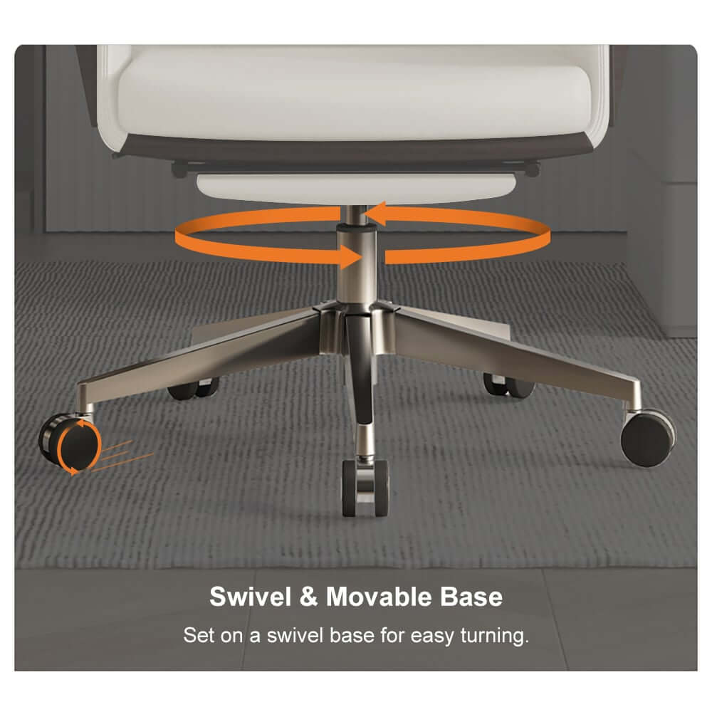 Modern Executive Desk and Chair Set with Lift-Top Feature