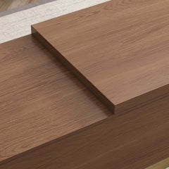 Modern Extendable Coffee Table With Gold Base