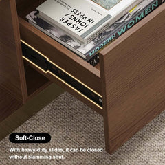 Modern Extendable Coffee Table With Gold Base