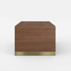 Modern Extendable Coffee Table With Gold Base