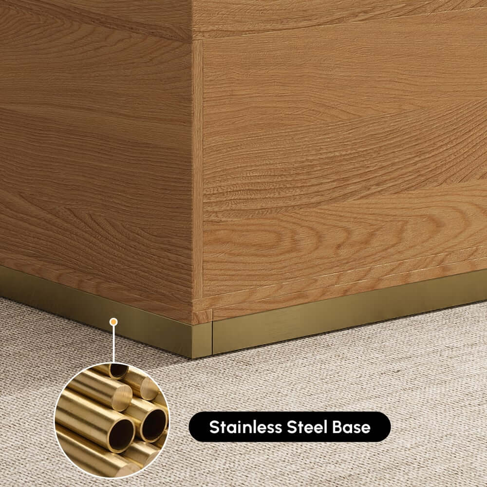 Modern Extendable Coffee Table With Gold Base
