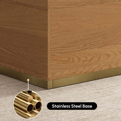 Modern Extendable Coffee Table With Gold Base