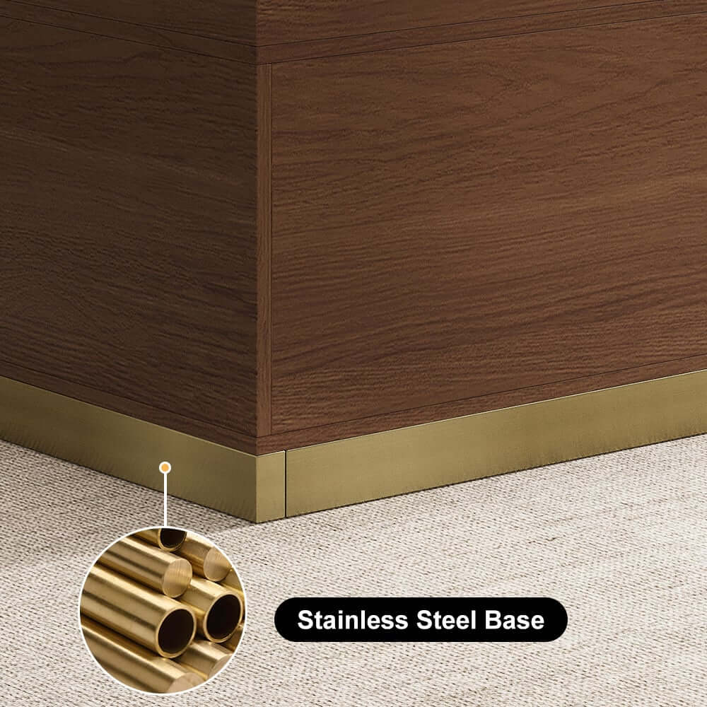 Modern Extendable Coffee Table With Gold Base