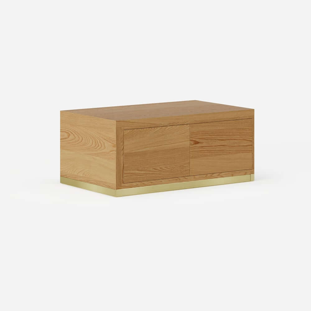 Modern Extendable Coffee Table With Gold Base