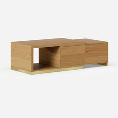 Modern Extendable Coffee Table With Gold Base