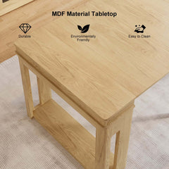 Modern Extendable Dining Table With Walnut Metal Base