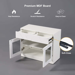 Modern Extendable Dining Table With Walnut Metal Base