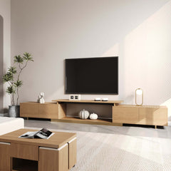 Modern Extendable Stainless Steel TV Stand