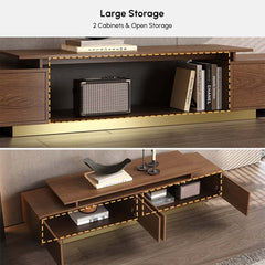 Modern Extendable Stainless Steel TV Stand