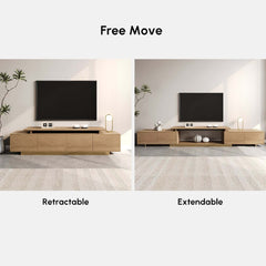 Modern Extendable Stainless Steel TV Stand