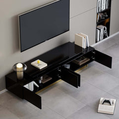 Modern Extendable Stainless Steel TV Stand